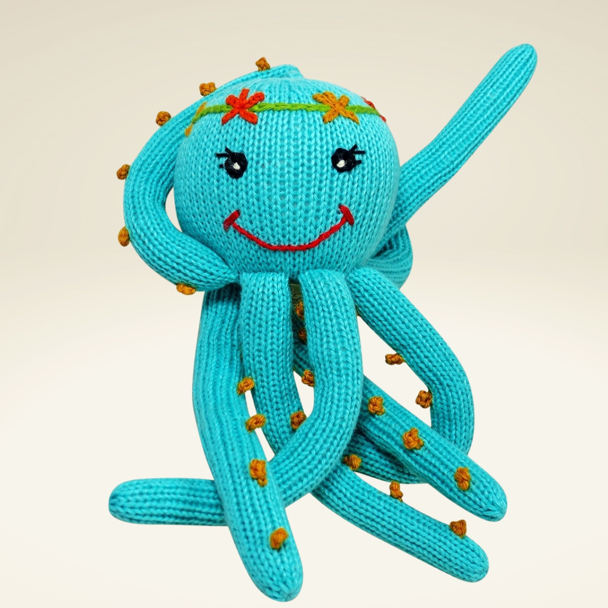 Kuscheltier Oktopus aus Bio Baumwolle