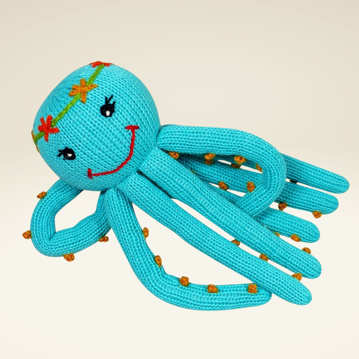 Kuscheltier Oktopus aus Bio Baumwolle