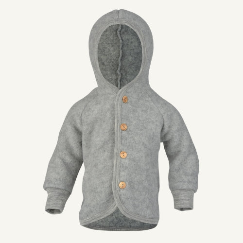 Das Beste für kalte Wintertage: Eine warme und kuschelige Schurwoll-Fleece Jacke von Engel Natur