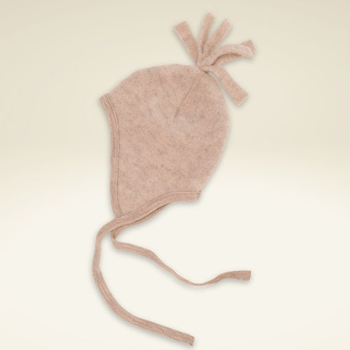 Baby Mütze aus Bio-Schurwolle-Fleece - sasaní