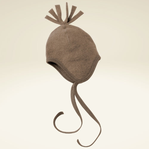 Baby Mütze aus Bio-Schurwolle-Fleece - sasaní