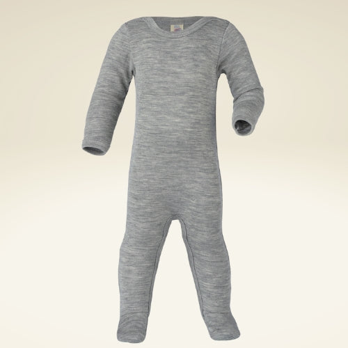 Baby/Kleinkind Schlafoverall aus Bio-Schurwolle-Seide-Mischung - sasaní