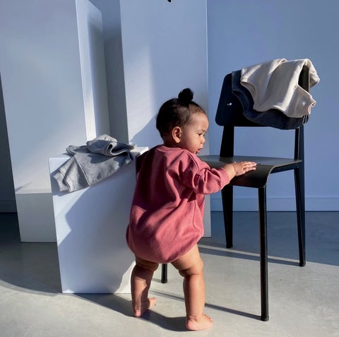 Baby Oversize Sweaterbody aus Bio-Baumwolle - sasaní