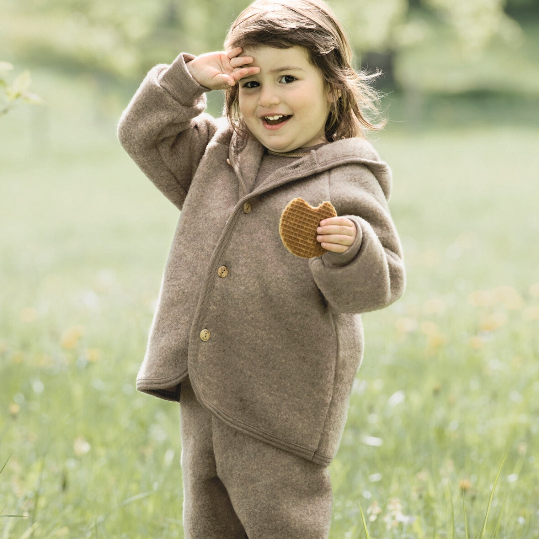 Baby Hose aus Bio-Schurwolle-Fleece