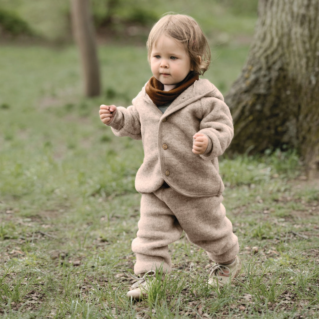 Baby Hose aus Bio-Schurwolle-Fleece