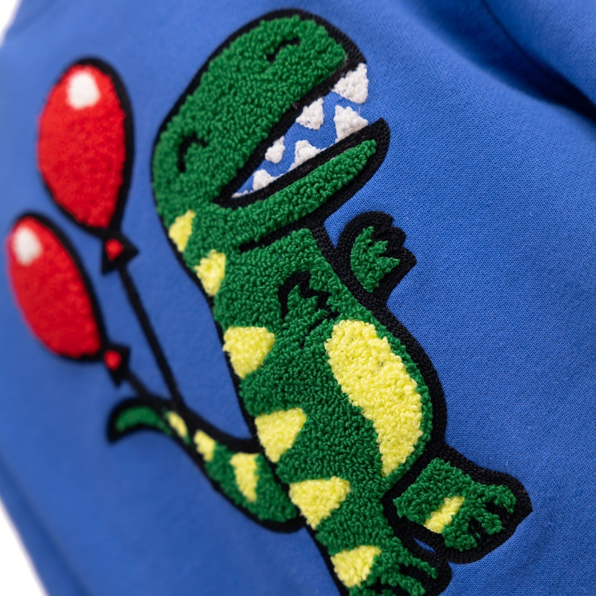 KIDS SWEATSHIRT DINOSAUR Royal Blue