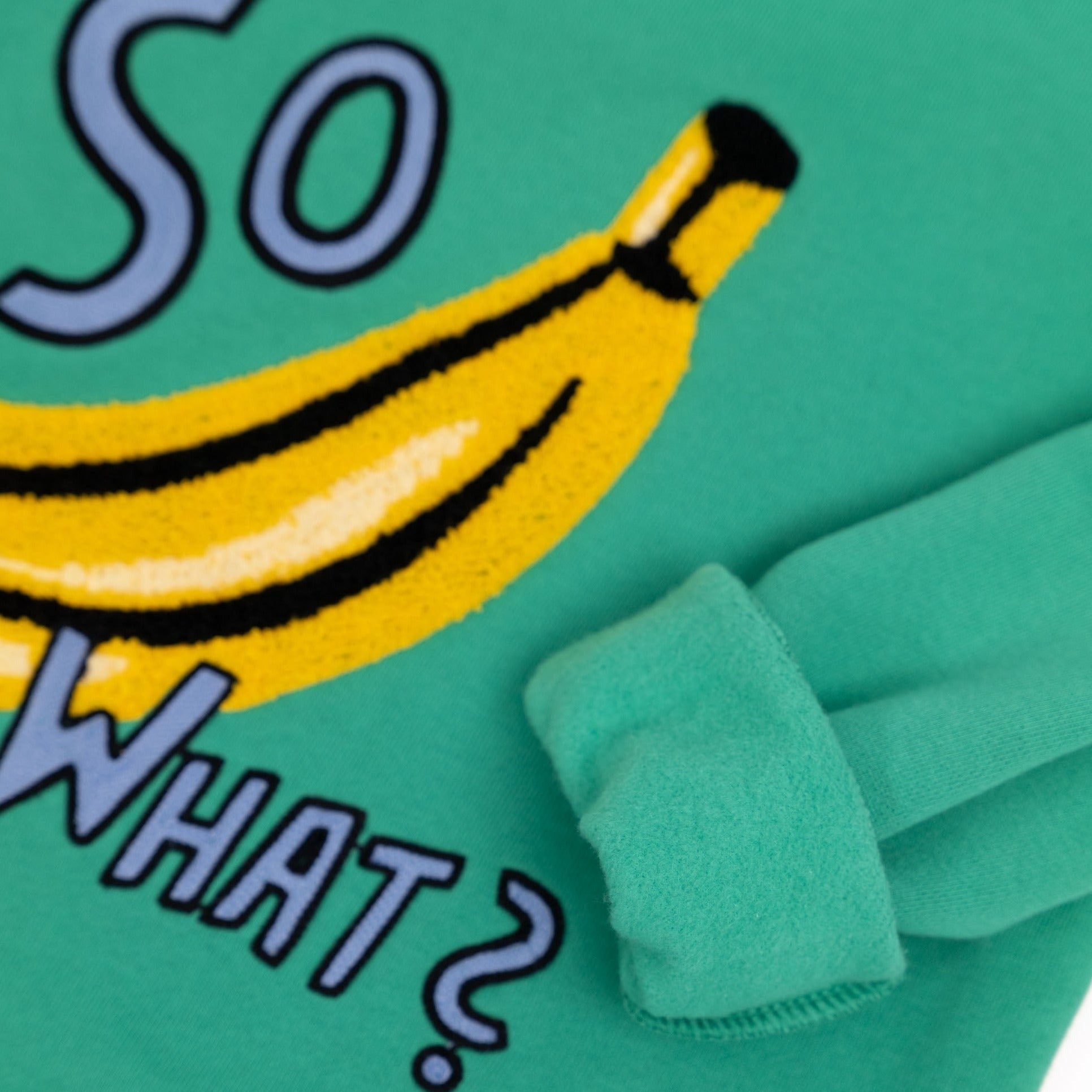 KIDS SWEATSHIRT BANANA Jungle Green