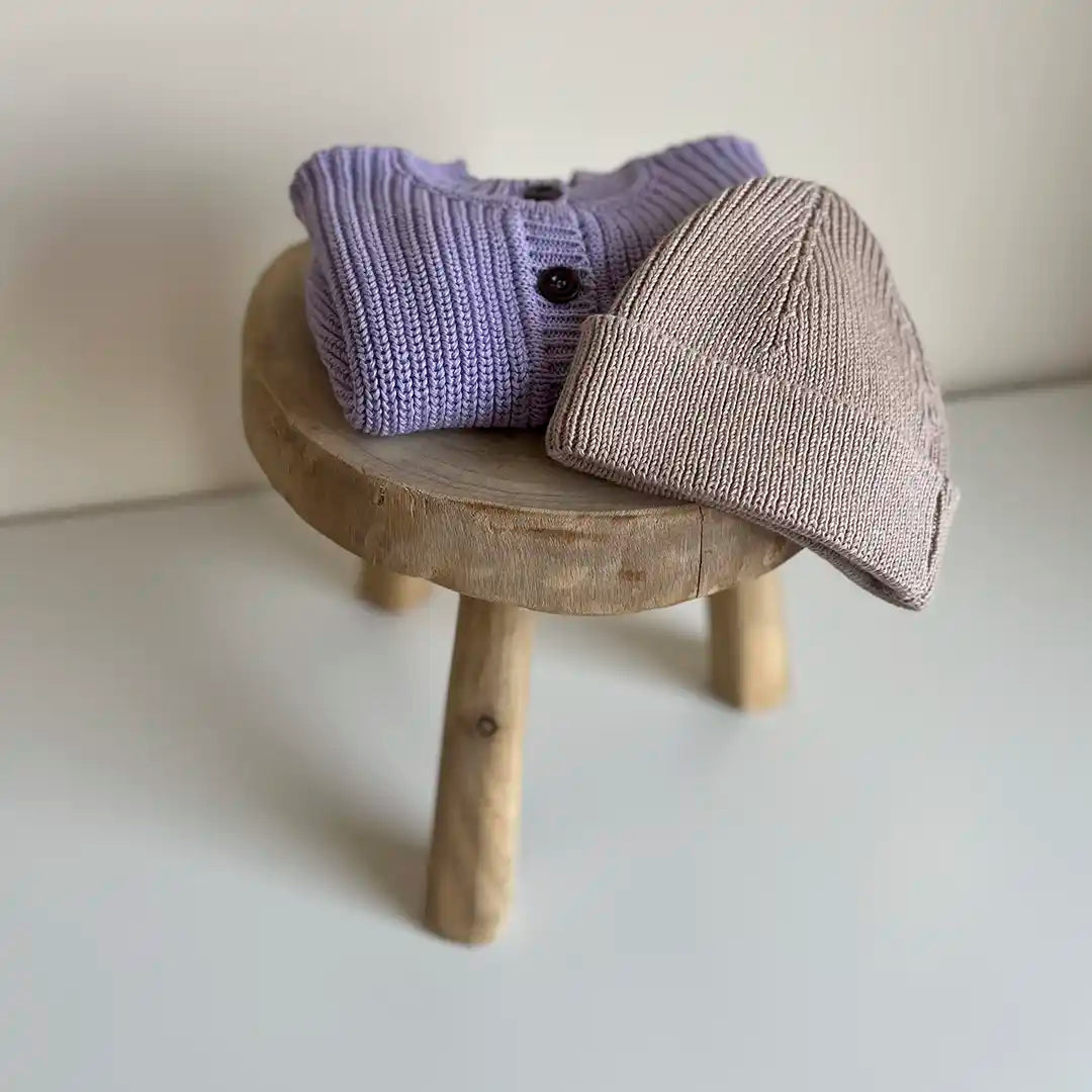 Baby Cardigan aus Bio-Baumwollstrick