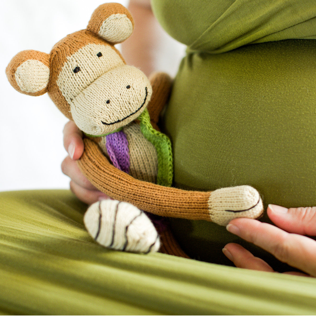Kuscheltier Affe aus Bio Baumwolle