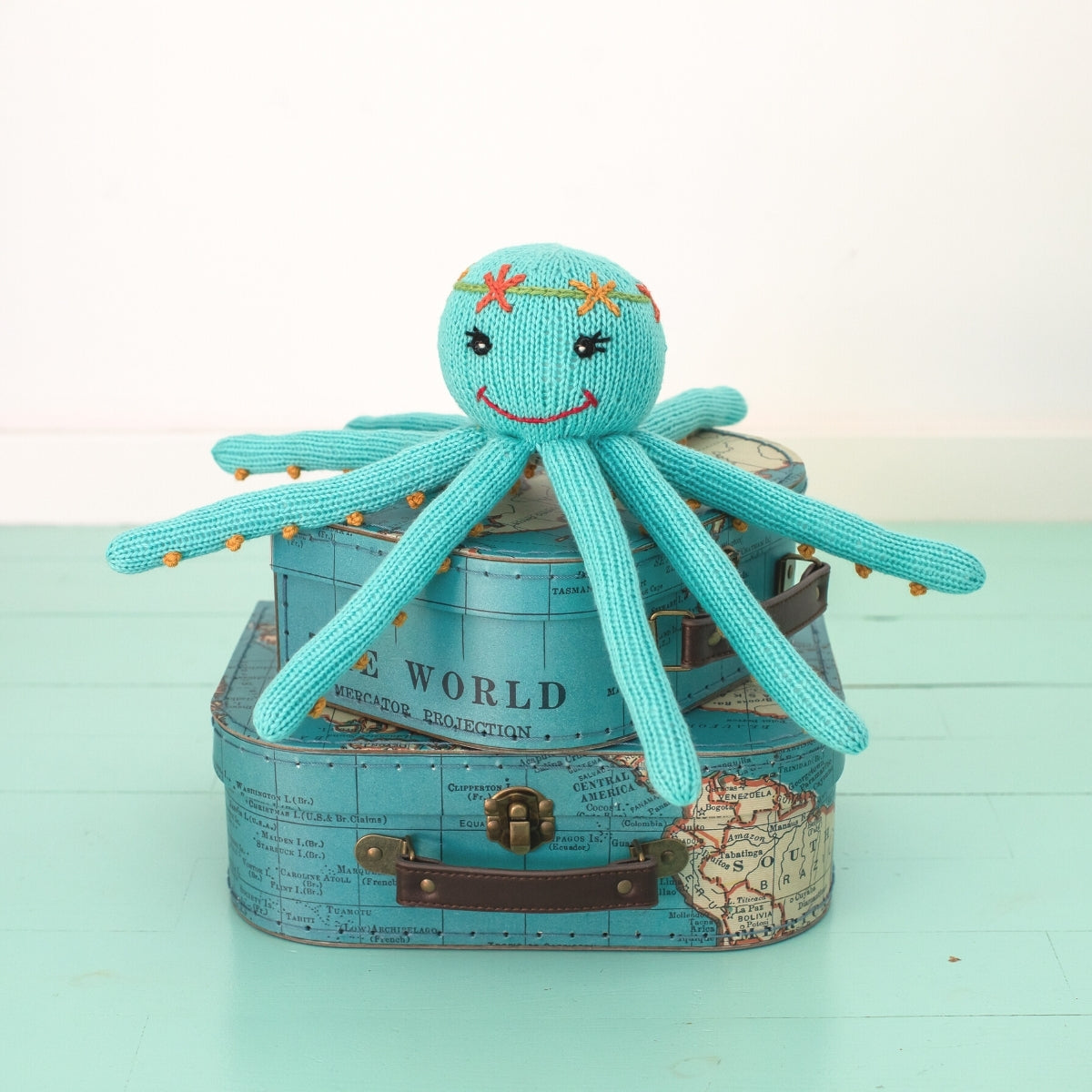 Kuscheltier Oktopus aus Bio Baumwolle