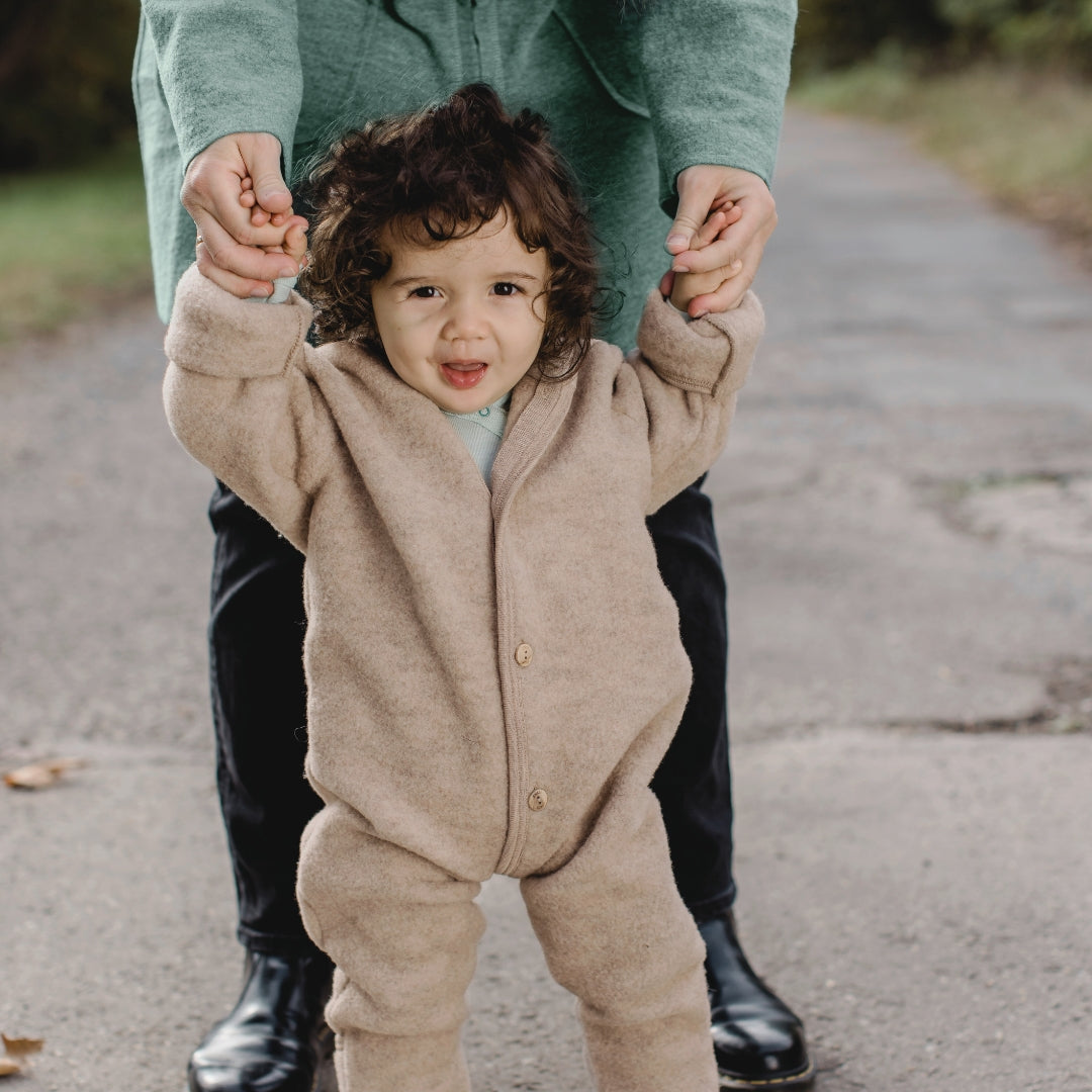 Baby Overall aus Bio-Wollfleece - sasaní