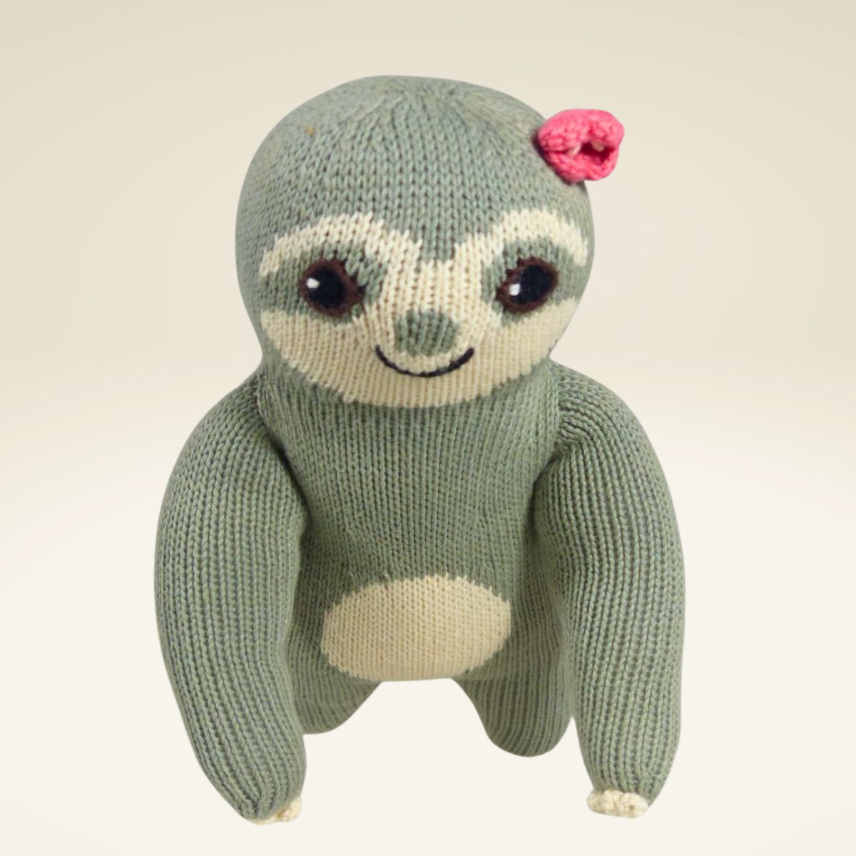 Kuscheltier Faultier Mädchen aus Bio Baumwolle