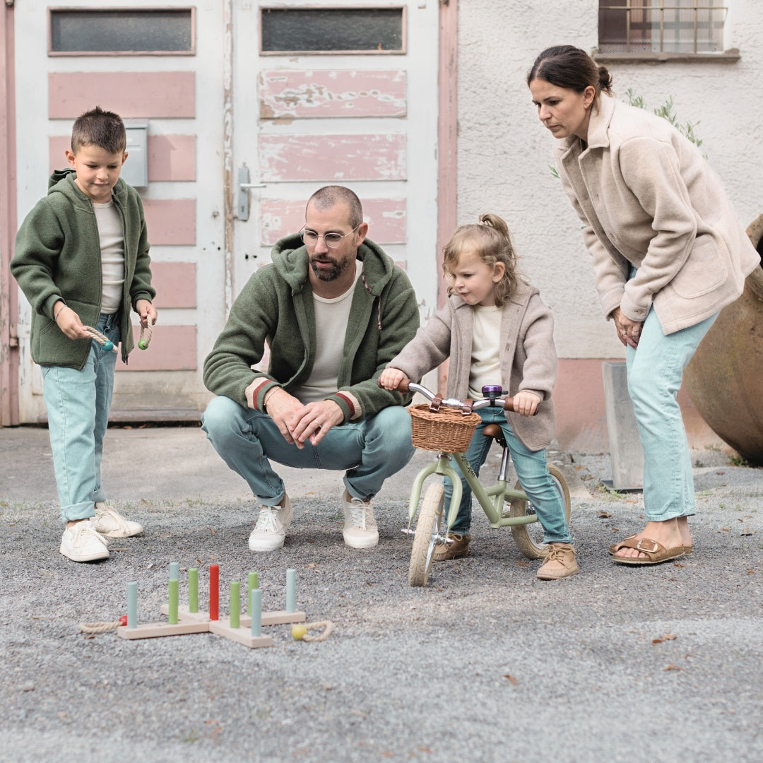 Unisex Fleece-Jacke aus flauschigem Bio-Schurwolle-Fleece von Engel Natur