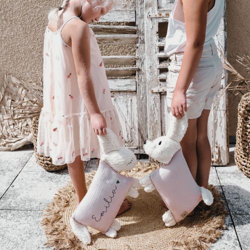 Kuschelkissen Hund mit Merinowolle