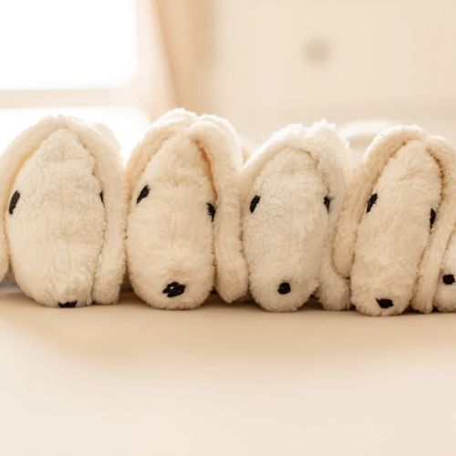 Kuschelkissen Hund mit Merinowolle