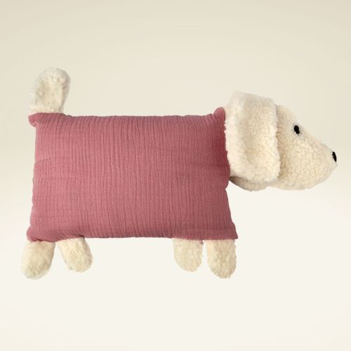 Kuschelkissen Hund mit Merinowolle