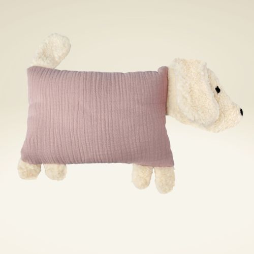 Kuschelkissen Hund mit Merinowolle