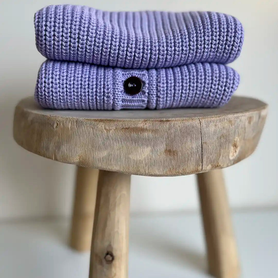 Baby Cardigan aus Bio-Baumwollstrick