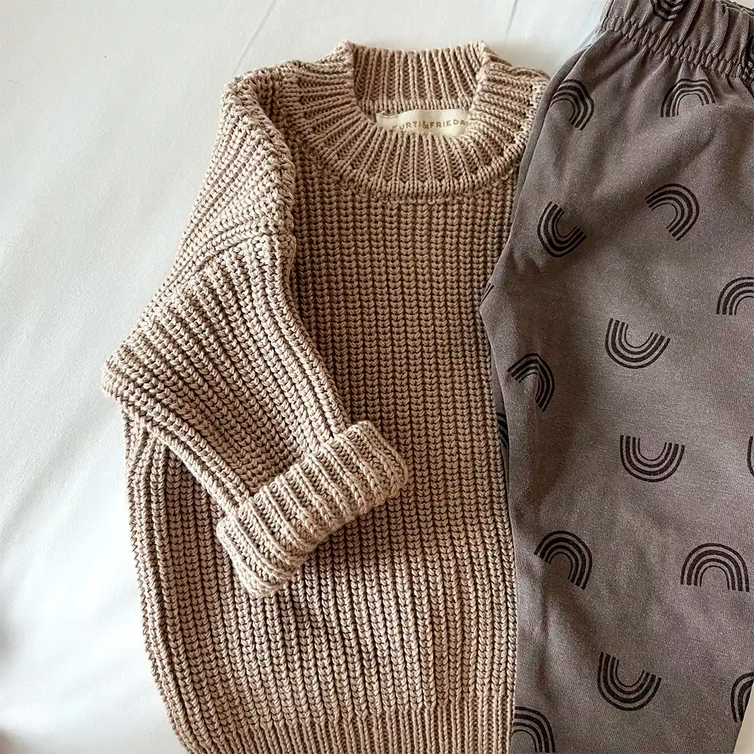 Leggings Coffee Dunkelbraun Kinderkleidung