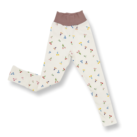 Bio Leggings Superrib mit Motiven