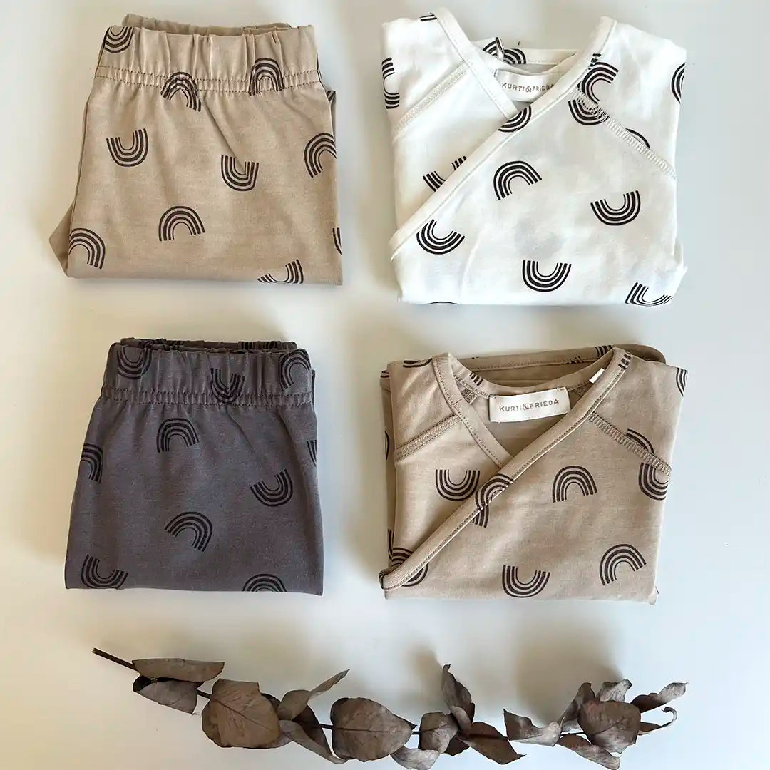 Rainbow Wrap-Top | Milk