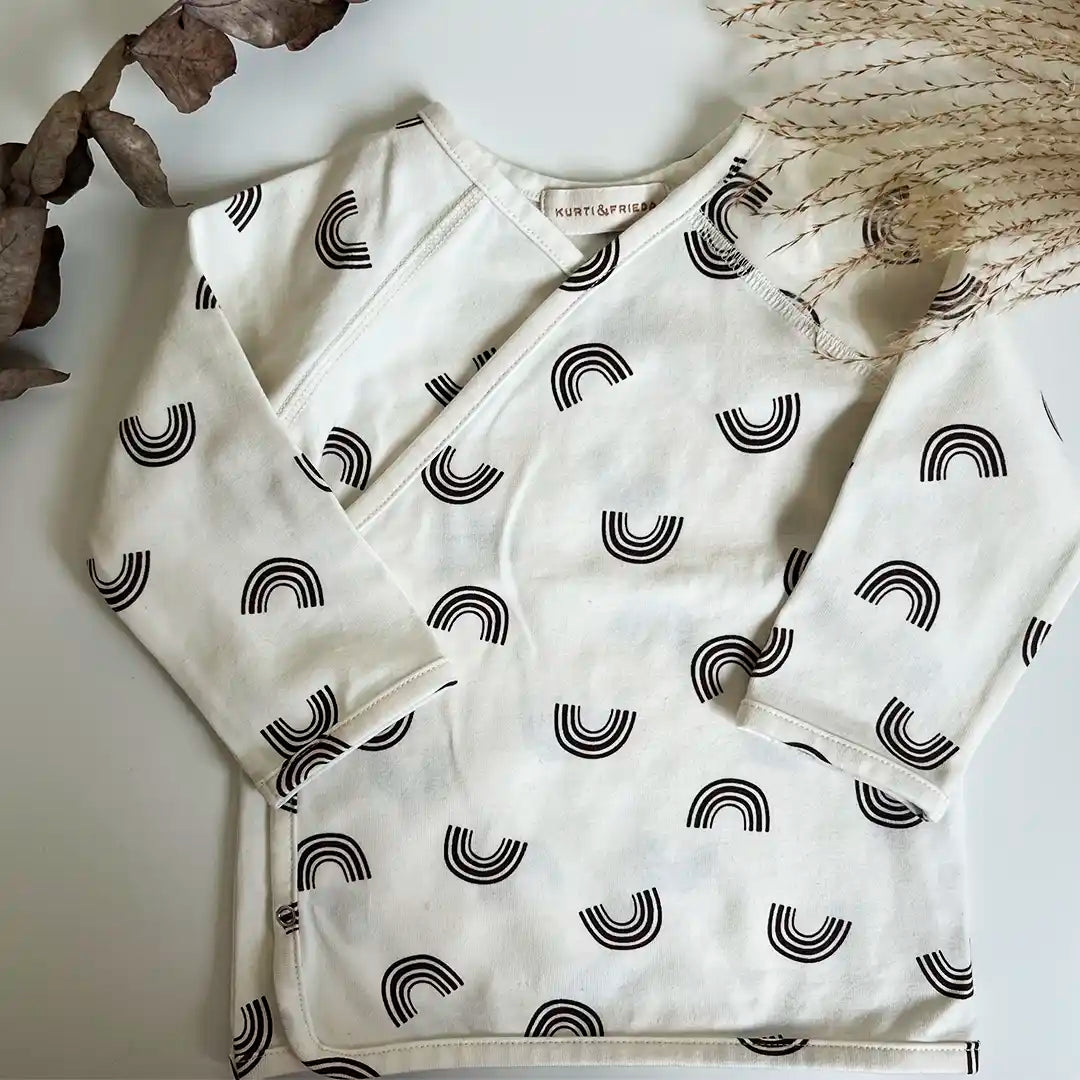 Rainbow Wrap-Top | Milk