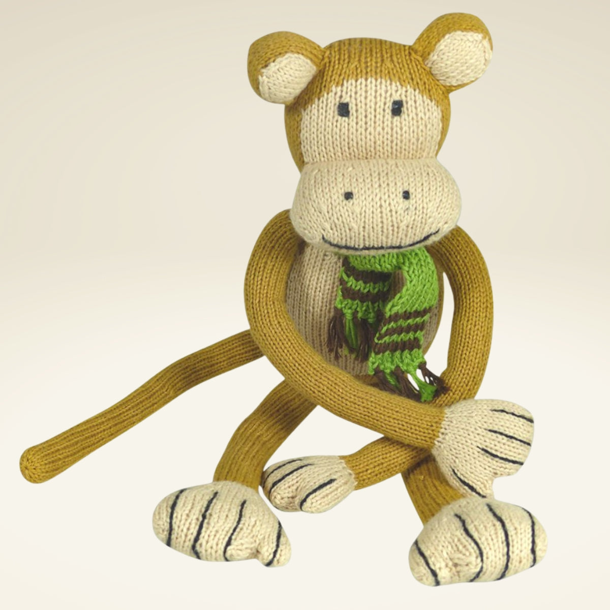 Kuscheltier Affe aus Bio-Baumwolle - sasaní