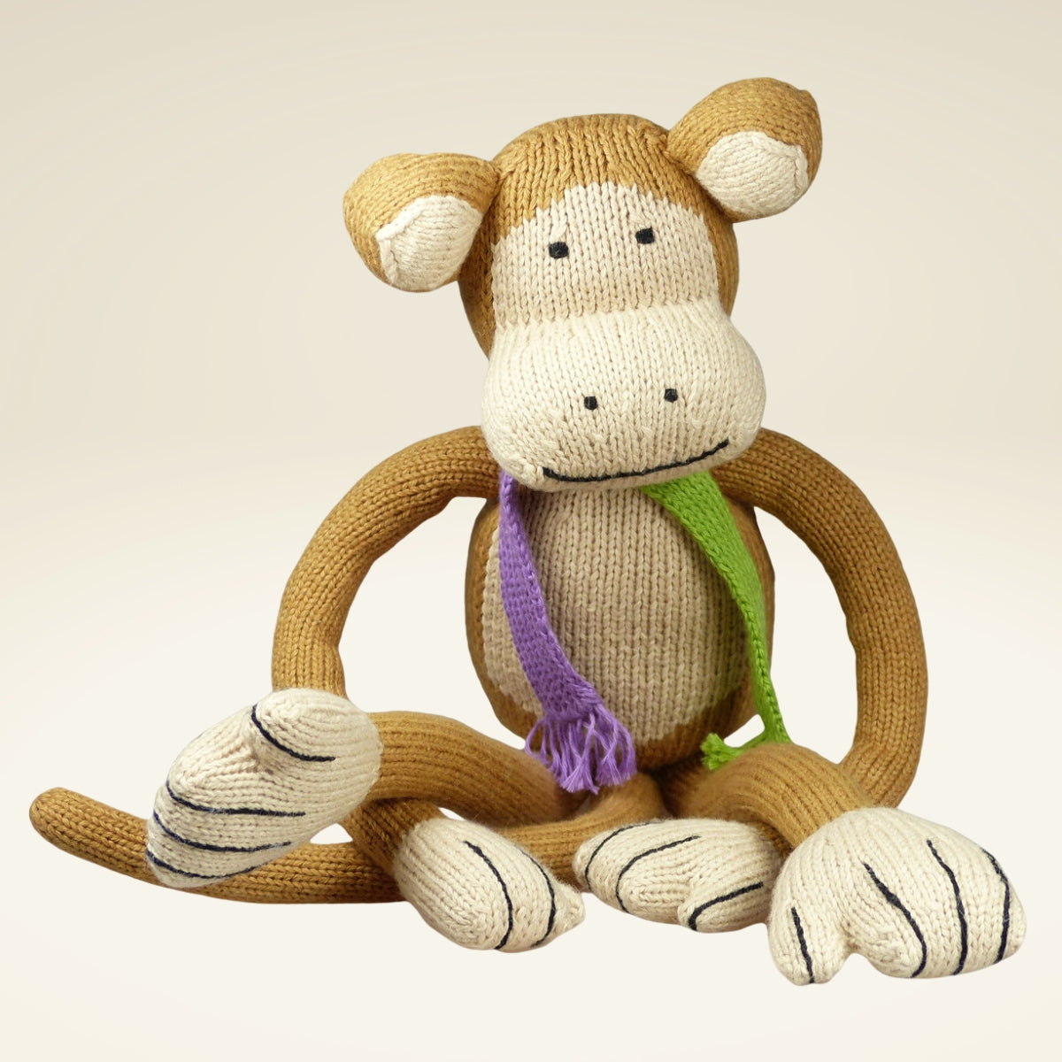 Kuscheltier Affe aus Bio-Baumwolle - sasaní