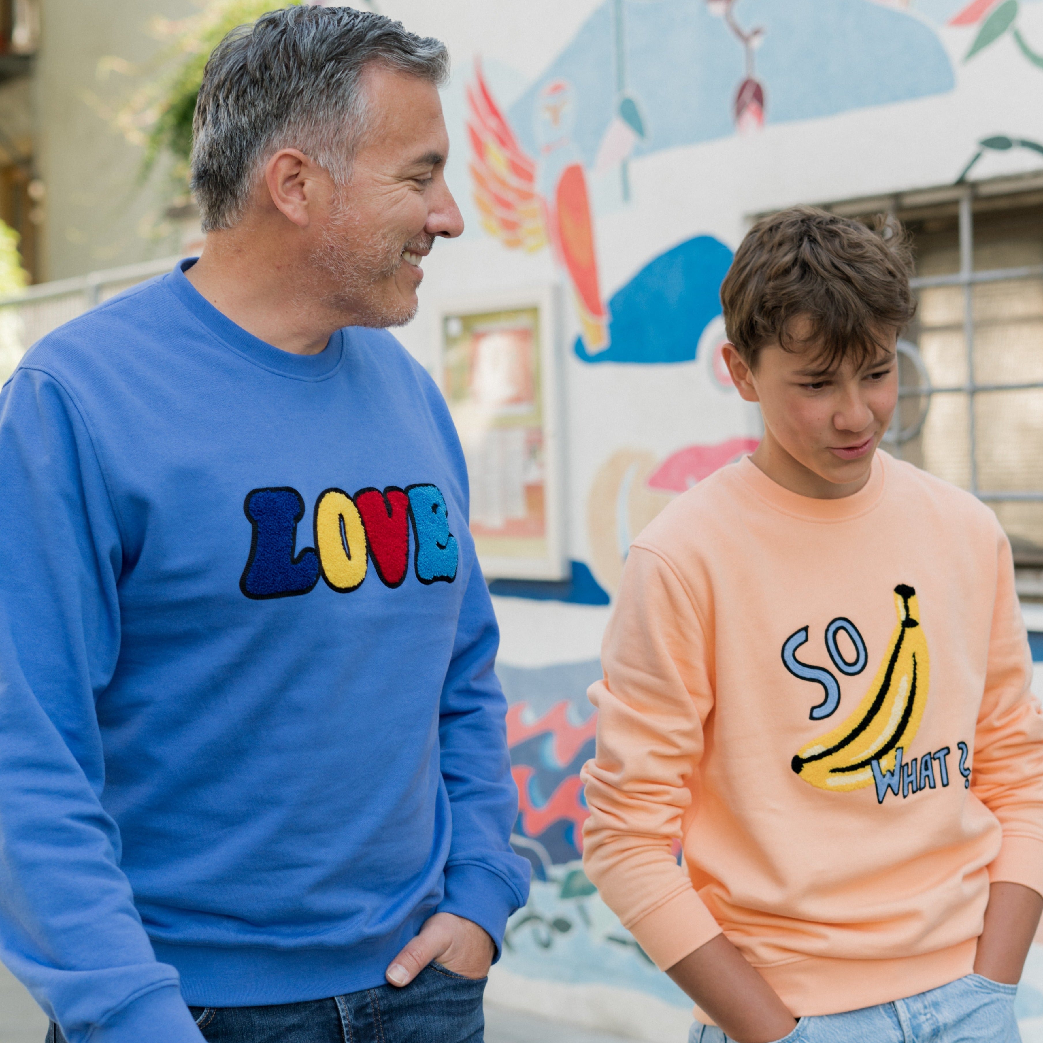 Kinder Sweatshirt aus superweicher Bio Baumwolle