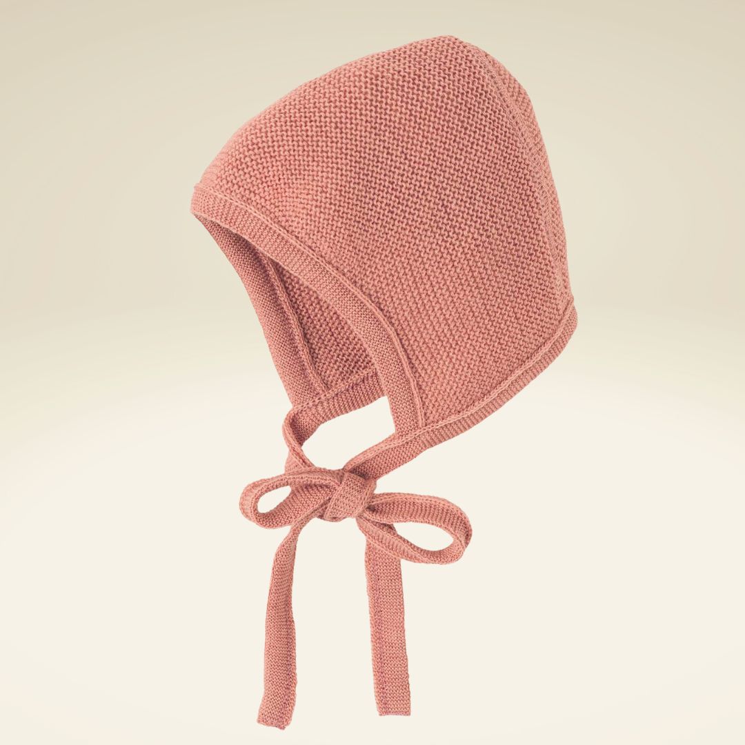 disana-baby-strick-häubchen aus Bio-Schurwolle