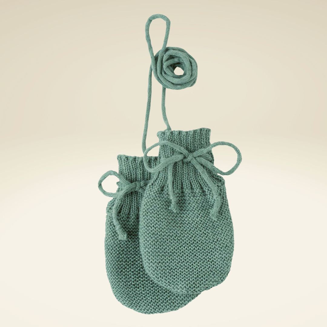 Baby Strick-Handschuhe aus Bio-Merinowolle