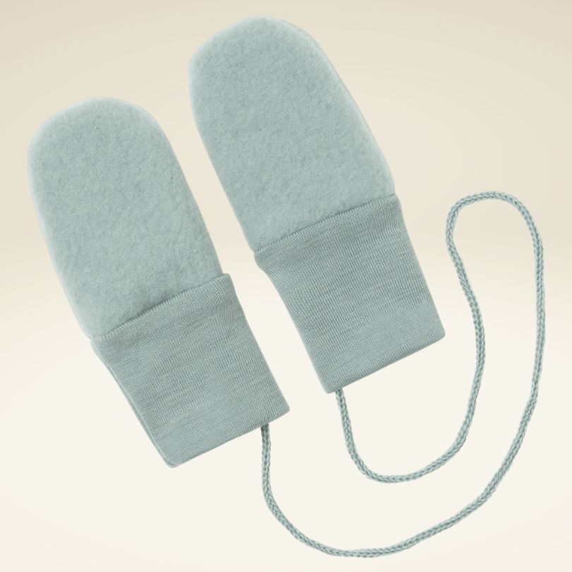 Baby Fäustel aus Bio-Schurwolle-Fleece