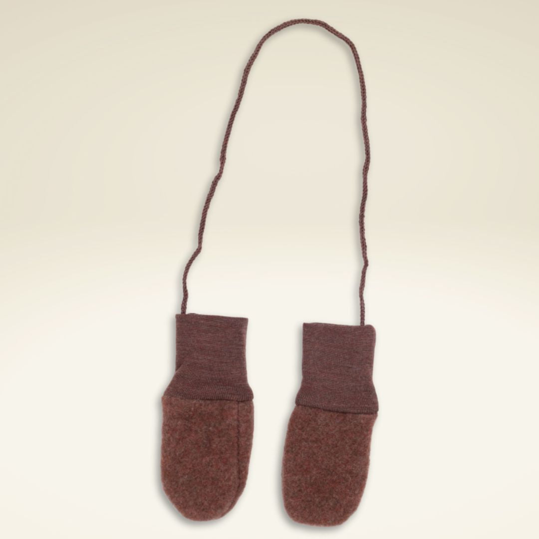 Baby Fäustel aus Bio-Schurwolle-Fleece