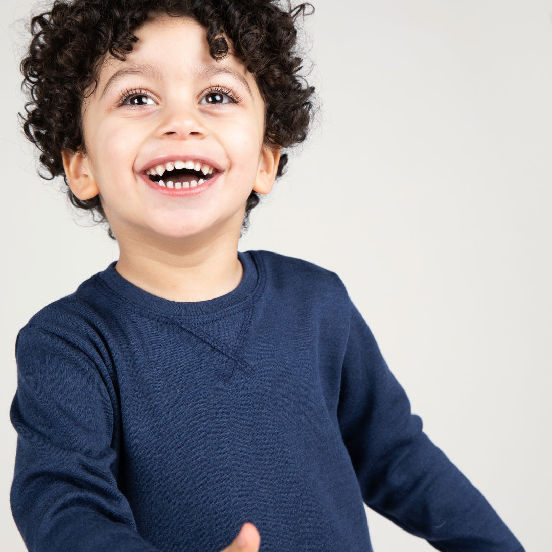 Kleinkind/Kind Sweatshirt aus Interlock-Material