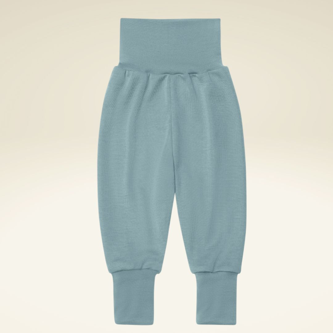 Baby/Kleinkind Feinripp Hose aus Bio-Merinowolle-Seide-Mischung