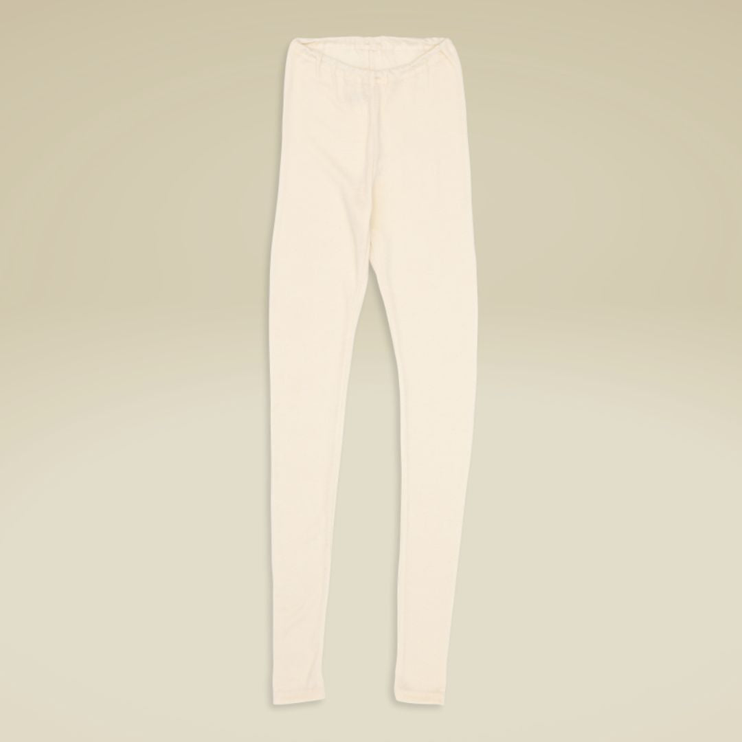 Damen-Leggings aus Bio-Schurwolle-Seide-Mischung