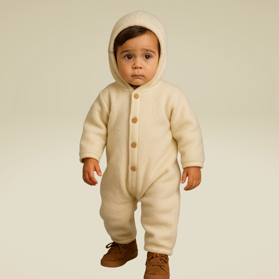 Baby Overall aus Bio-Wollfleece
