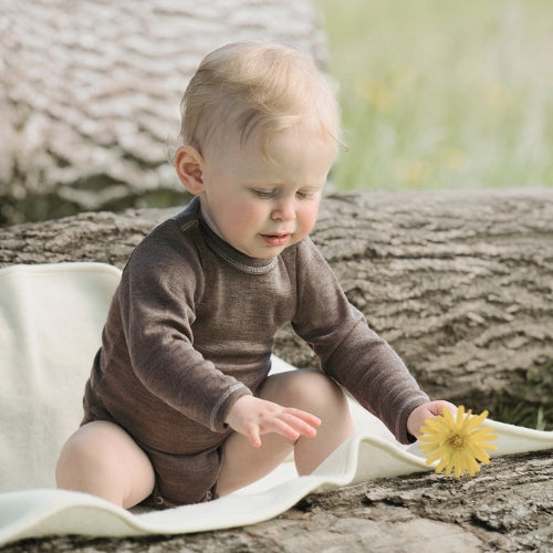 Engel Baby Feinripp Body langarm