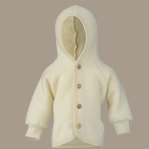 Das Beste für kalte Wintertage: Eine warme und kuschelige Schurwoll-Fleece Jacke von Engel Natur