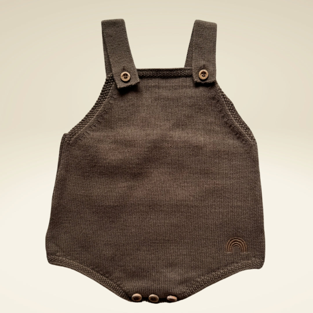 Baby Romper aus Bio-Baumwollstrick