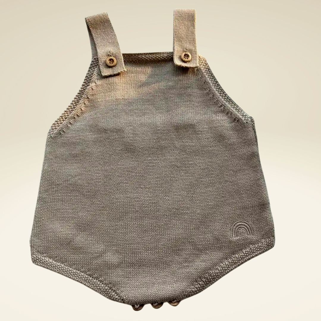Baby Romper aus Bio-Baumwollstrick