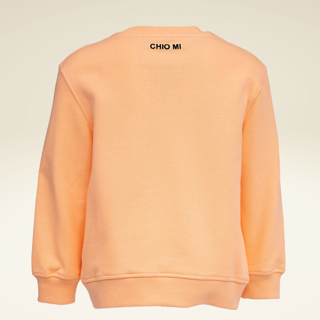 Kinder Sweatshirt aus superweicher Bio-Baumwolle mit Motiv LOVE