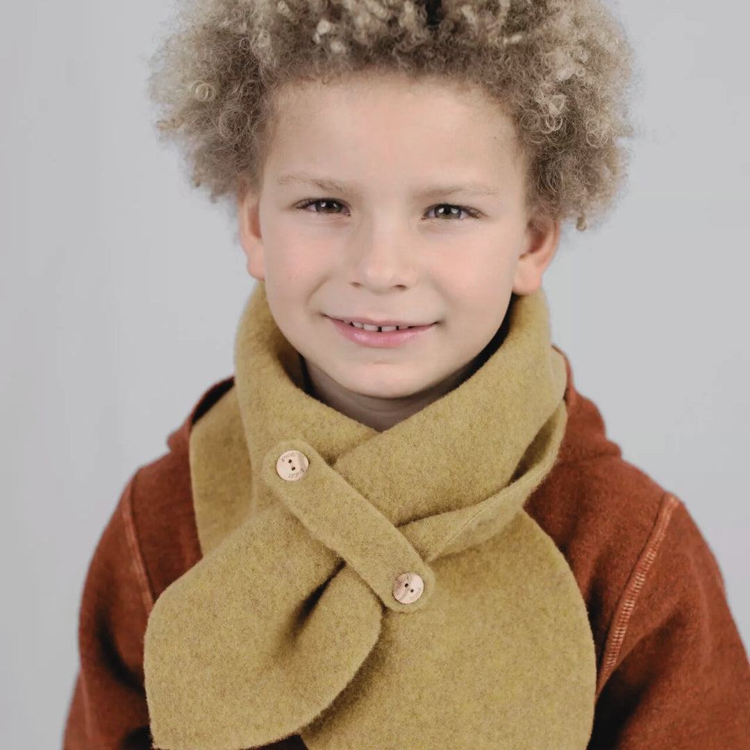 Kleinkind/Kinder Schal aus Bio-Wollfleece