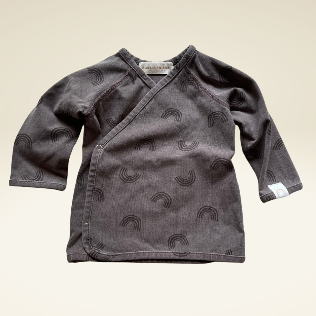 Baby Wrap-Top aus Bio-Baumwolle