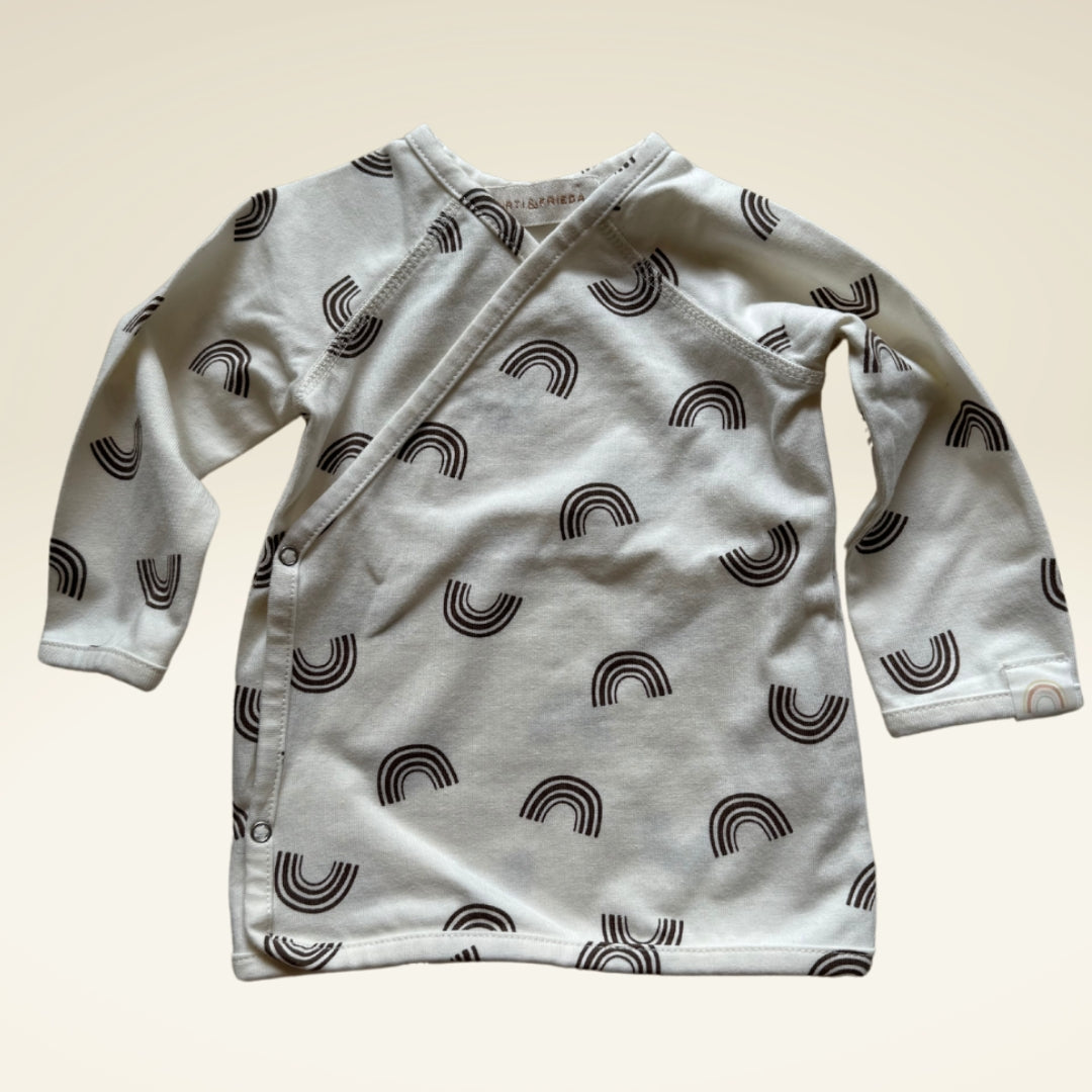 Baby Wrap-Top aus Bio-Baumwolle
