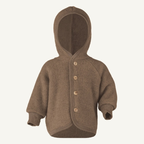 Das Beste für kalte Wintertage: Eine warme und kuschelige Schurwoll-Fleece Jacke von Engel Natur