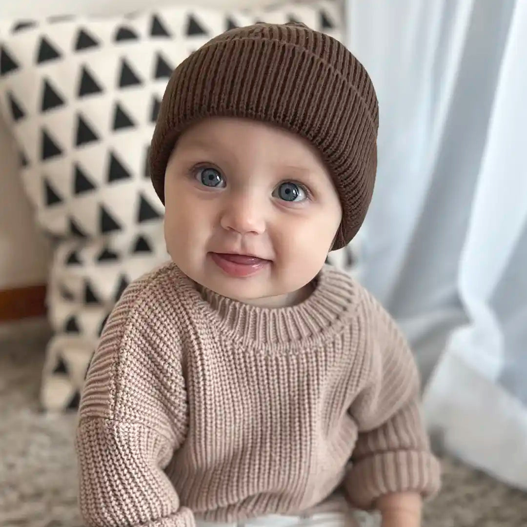 Babykleidung Kinderkleidung Kurti & Frieda Beanie Mütze Strickmütze