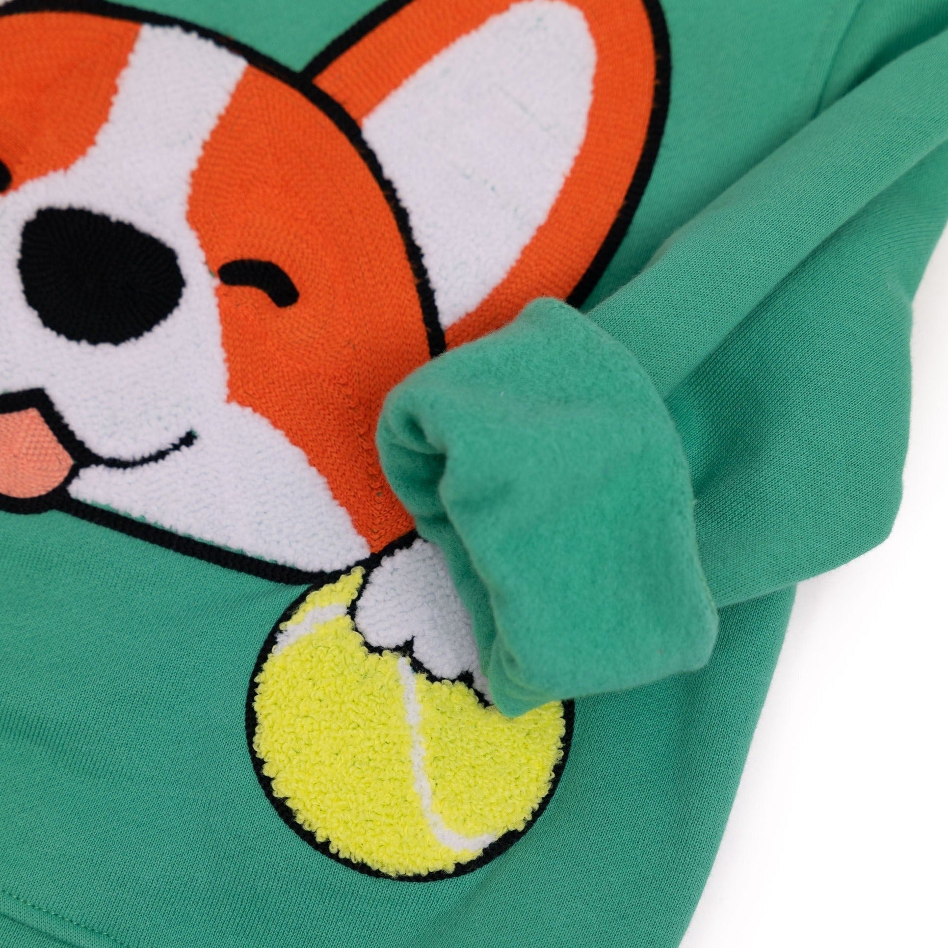 KIDS SWEATSHIRT CORGI Jungle Green