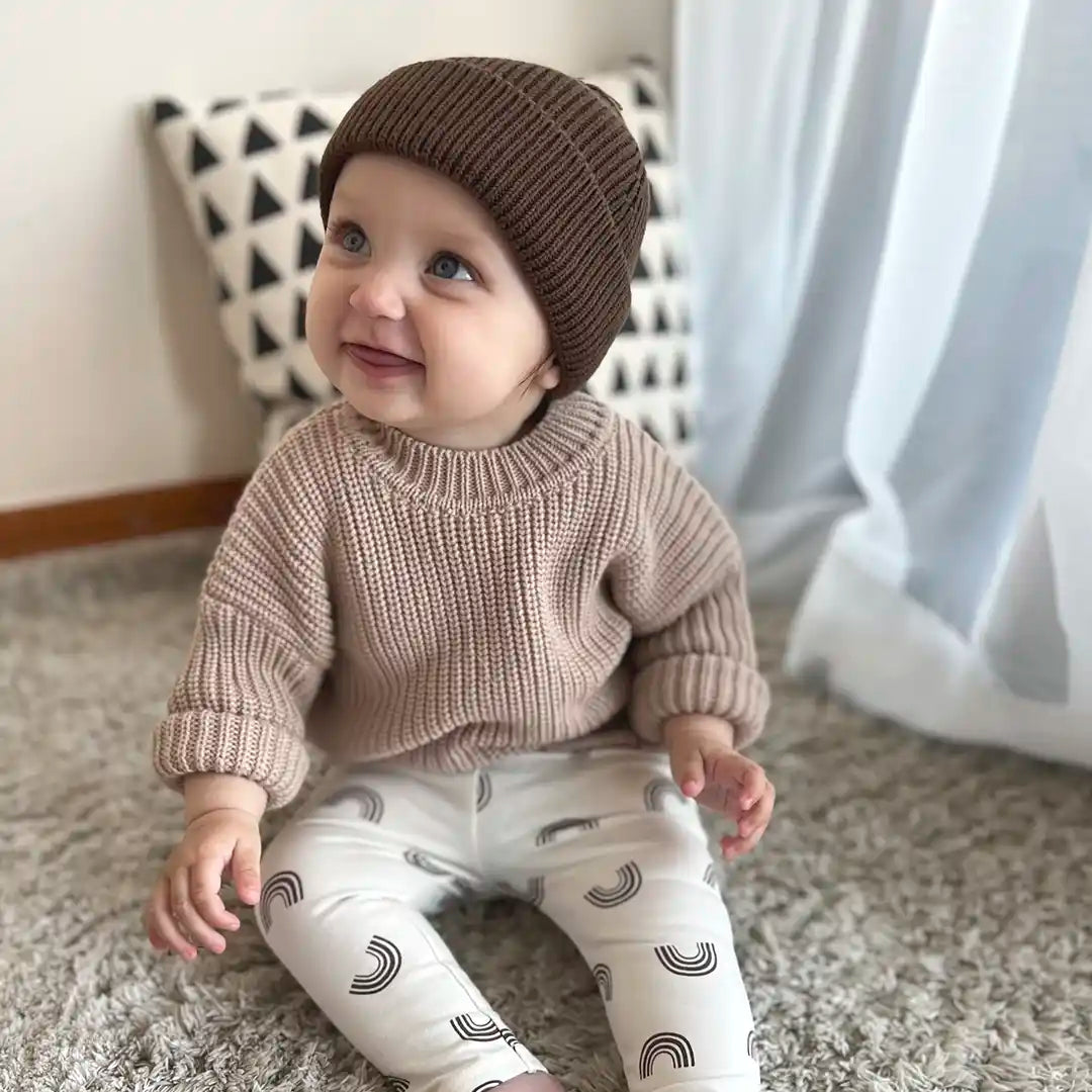 Babykleidung Kinderkleidung Kurti & Frieda Beanie Mütze Strickmütze