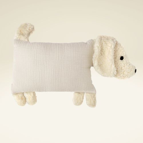 Kuschelkissen Hund mit Merinowolle